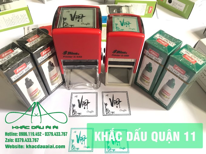 Dịch vụ khắc dấu tại quận 11 giá rẻ, nhanh chóng