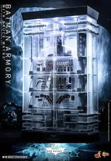 Action Figure 1/6 Bat Suit Hangar & Bruce Wayne [ The Dark Knight Rises ], Hot Toys
