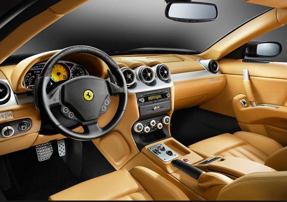 Luxury car interior designs ferrari 612 scaglietti