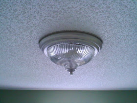 Bedroom Light Fixture After Spray Paint