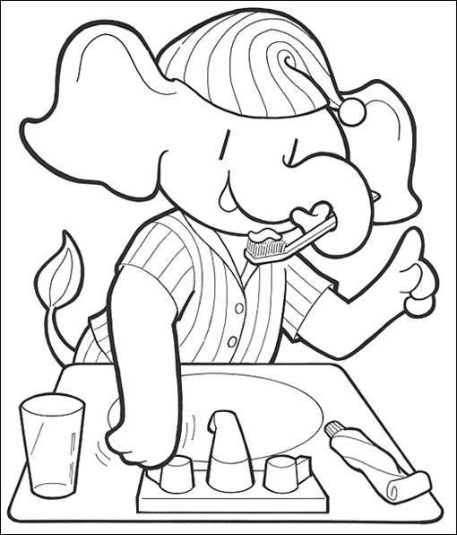 Dental Coloring Pages 9