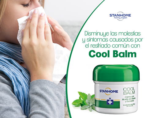 Nuevo producto de Stanhome para el resfriado; “Cool  Balm” para pedidos en  San Fernando; 0426-7381166