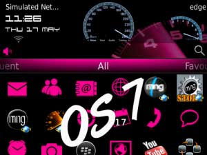 Tema BlackBerry 9220 - Auto RPM Pink