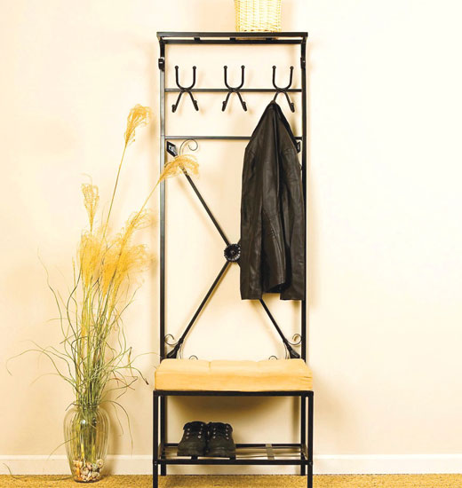  Open hangers are included in most cases of furniture kits for hallways