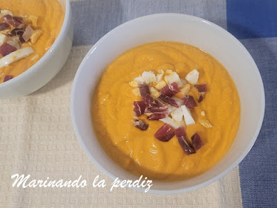 Salmorejo de calabaza