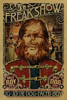 Victorian freak show poster