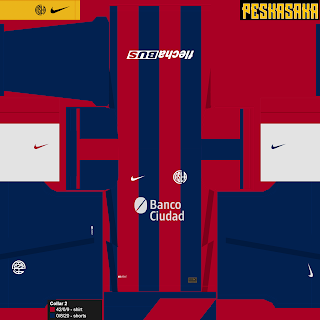 Kit San Lorenzo de Almagro para Efootball PES 2021