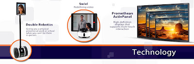 Double Robotics, swivl and promethean representative