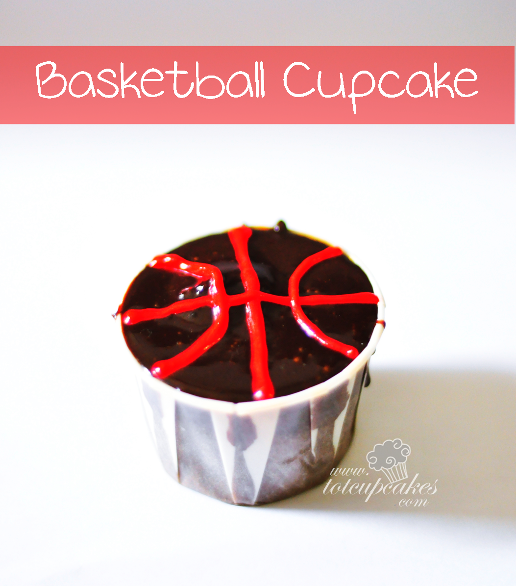 Tutorial : Basketball Cupcakes - TotBakeDesign