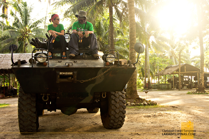 Tank Photo Ops at the MBLT6 Marine Camp in Patikul, Sulu