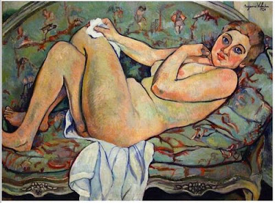 Suzanne Valadon - Reclining nude