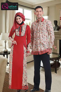 Model dress muslim brokat atau kebaya