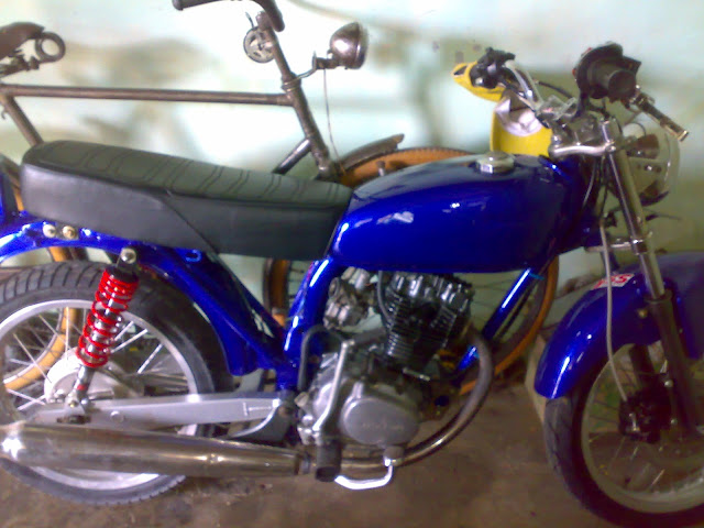 MOTOR HONDA CB 100-BLUE