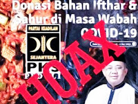 Donasi Bahan Iftar dan Sahur di Masa Covid-19 oleh PKS, Najib Hamas: Itu Hoax!