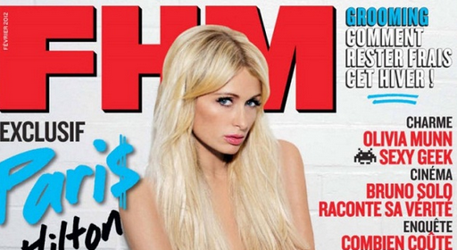 Paris Hilton FHM France Magazine February 2012 