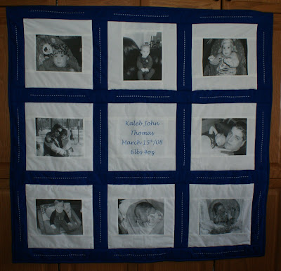 Baby  Quilt Patterns on It Was Created Using 8 Baby Photos And One Block Which Contains Baby