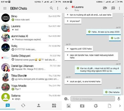 BBM Mod IOS Light v10 BBM Base v3.0.0.18 Apk