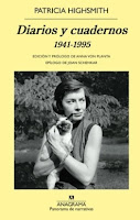 Cuberta de "Diarios y cuadernos: 1941-1995" de Patricia Highsmith