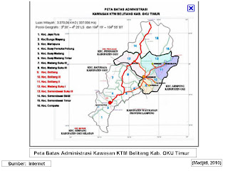 Dasar Dasar Ilmu Tanah: Peta Kawasan KTM Belitang OKU Timur 01