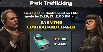 Park Trafficking Contraband Chaser Vehicle