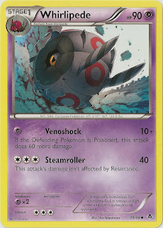 Whirlipede Emerging Powers Pokemon Card