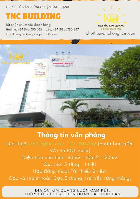 Cho thuê văn phòng quận Bình Thạnh TNC Building