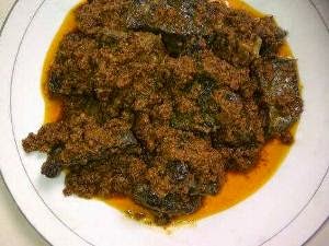 Resep membuat Rendang Paru Pakis