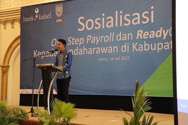 Bank Kalsel  Sosialisasikan Layanan One Step Payrol dan Ready Cash untuk Pembayaran Gaji ASN 