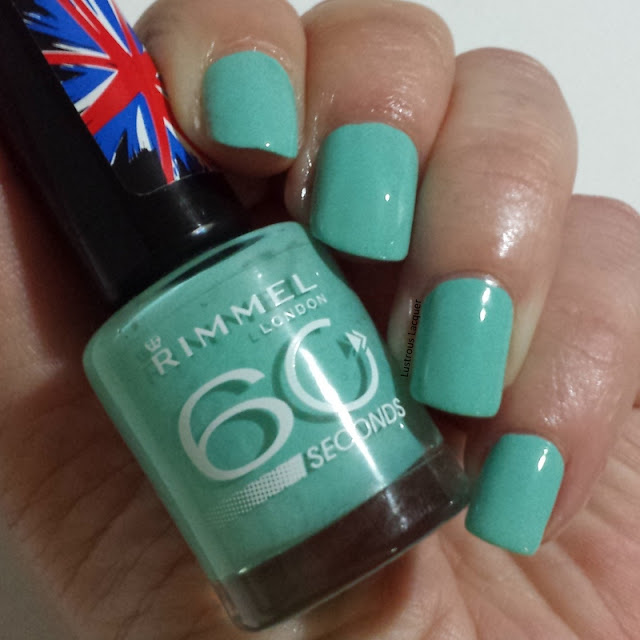 Mintilicious-Rimmel-mint-green-creme-nail-polish