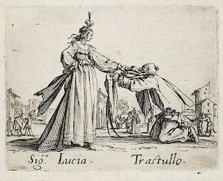 Personajes de la commedi dell´Arte de Jacques Callot