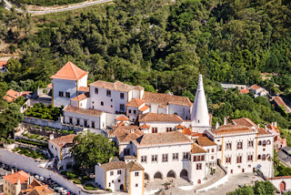  foto aérea do palácio nacional visto de cima 