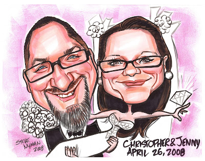 Wedding Gifts Ideas  Friends on Caricature Art And Cartooning  Original Ideas For Wedding Gifts