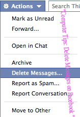 Computer Tips: Delete Messages on Facebook 