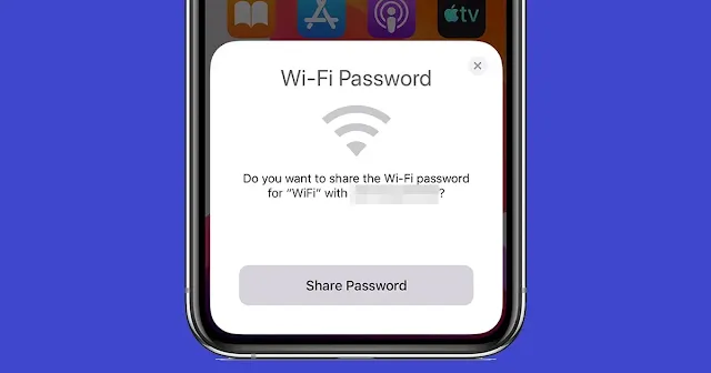 أسرع طريقة لمشاركة كلمة مرور الواي فاي في نظام iOS