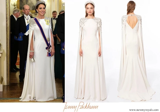 Princess of Wales wore JENNY PACKHAM Elspeth Gown