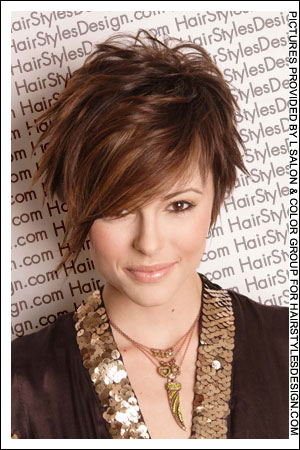White Short Emo Hairstyle for Teenage Girl 