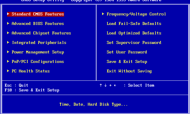 O que é BIOS  CMOS  SETUP