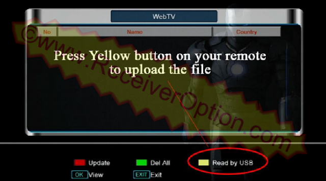 HOW TO UPLOAD M3U FILE TO OPENBOX V8S HD RECEIVER