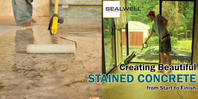 stain concrete flooring