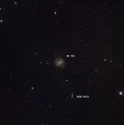 M 100, NGC4312 ... galàxies a Coma Berenices - 16/04/2023