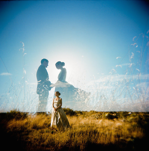 Belíssimas fotos de Casamento em dupla exposição