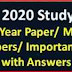 SSC CHSL Exam Study Material 2020