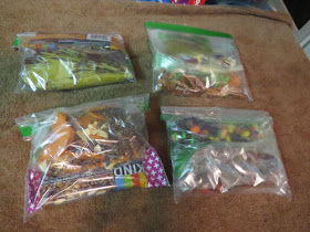 packets of backpacking meals
