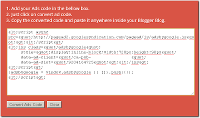 Blogger-Ad-Code-Converter-Tool