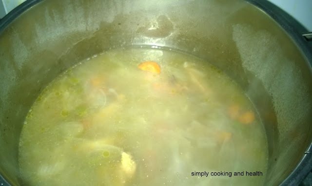 Soup being boiled