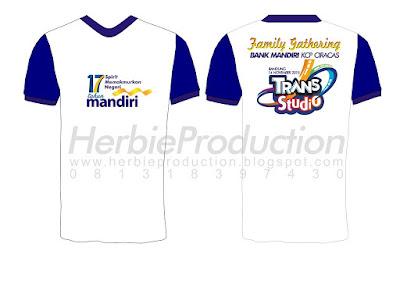 desain kaos family gathering bank