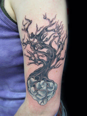 As with other tattoos trees