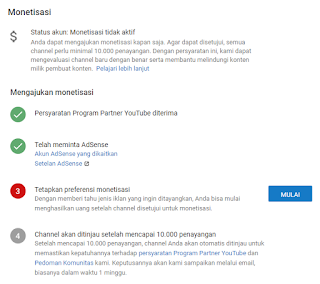 Cara Menghubungkan Akun Google adsense dengan Chanel Youtube Yang Baru