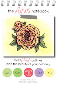 Want to improve your Copic Marker or colored pencil coloring? Power Poppy’s guest author Amy Shulke from VanillaArts.com offers artistic coloring tips for Copic Markers or colored pencil. | VanillaArts.com | #realistic #howtocolor #copic