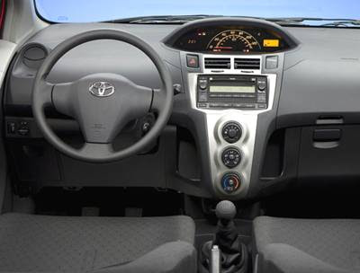 Toyota Yaris 3d interior